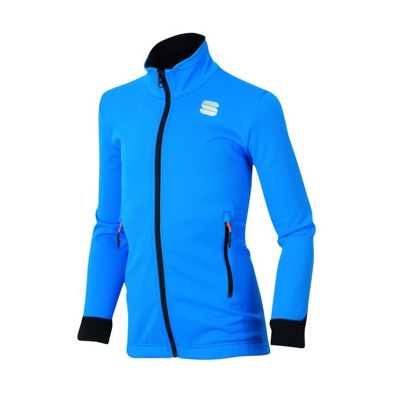 детская куртка Sportful Squadra Junior сине-голубая детская куртка Sportful Squadra Junior сине-голубая